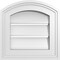 Ekena Millwork Arch Top Surface Mount PVC Gable Vent: Non-Functional, w/ 3-1/2"W x 1"P Standard Frame, 42"W x 42"H GVPAR42X4201SN - alternate 1